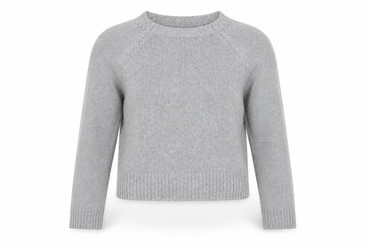 Front view of Terranova women’s grey knit jumper, size S
