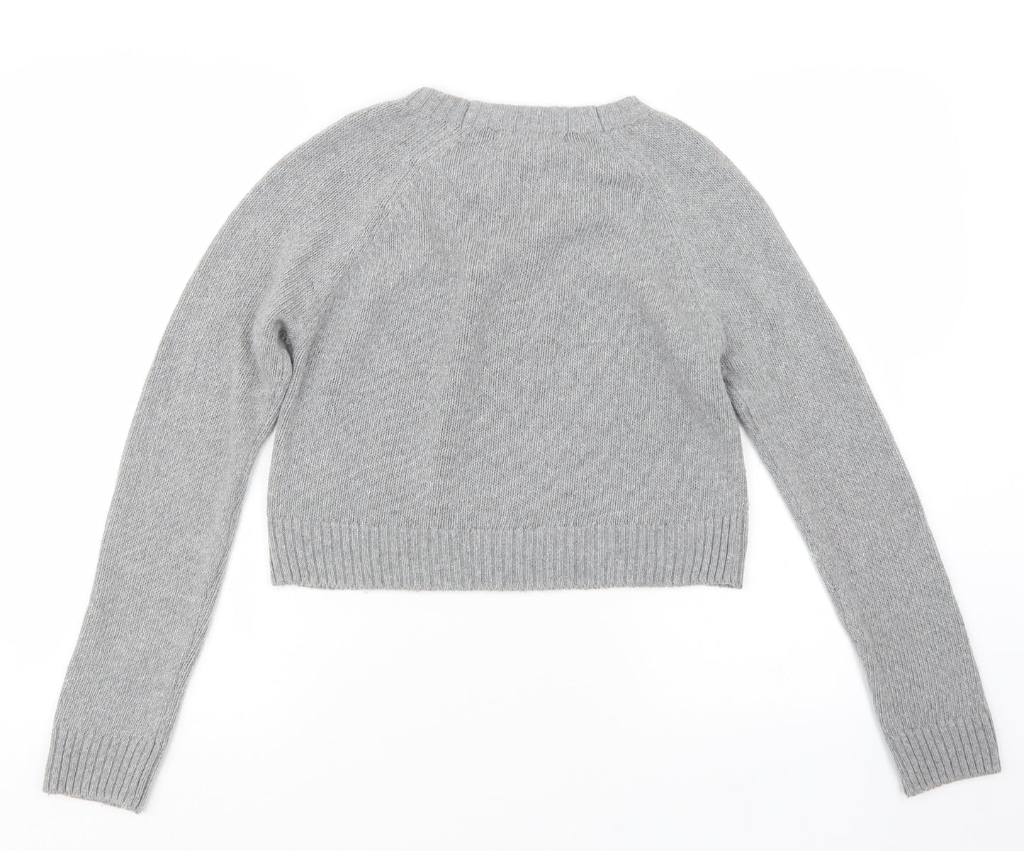 Womens UK Size S Terranova Grey Pullover Jumper
