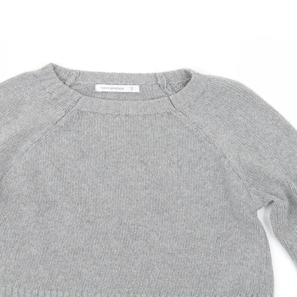 Womens UK Size S Terranova Grey Pullover Jumper
