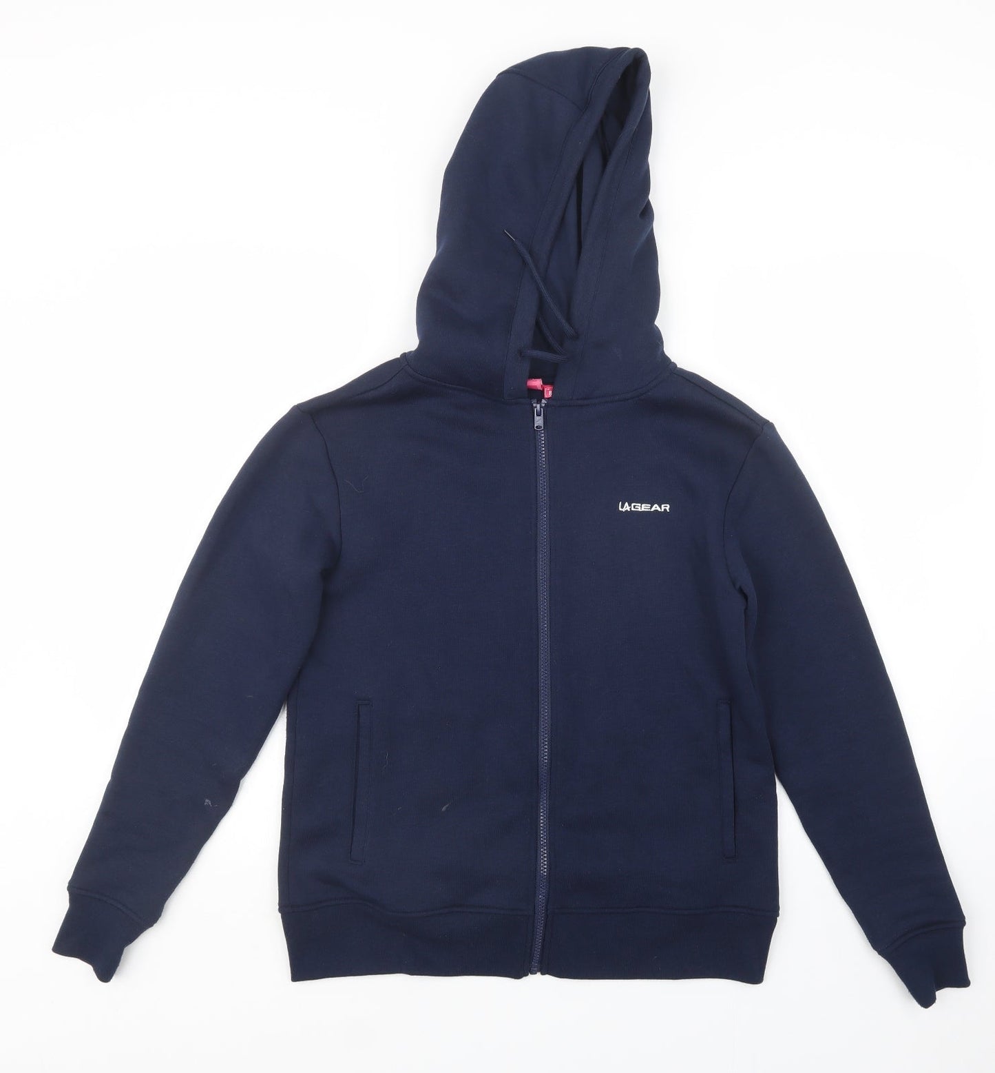 Womens UK Size 8 LA Gear Blue Full Zip Hoodie