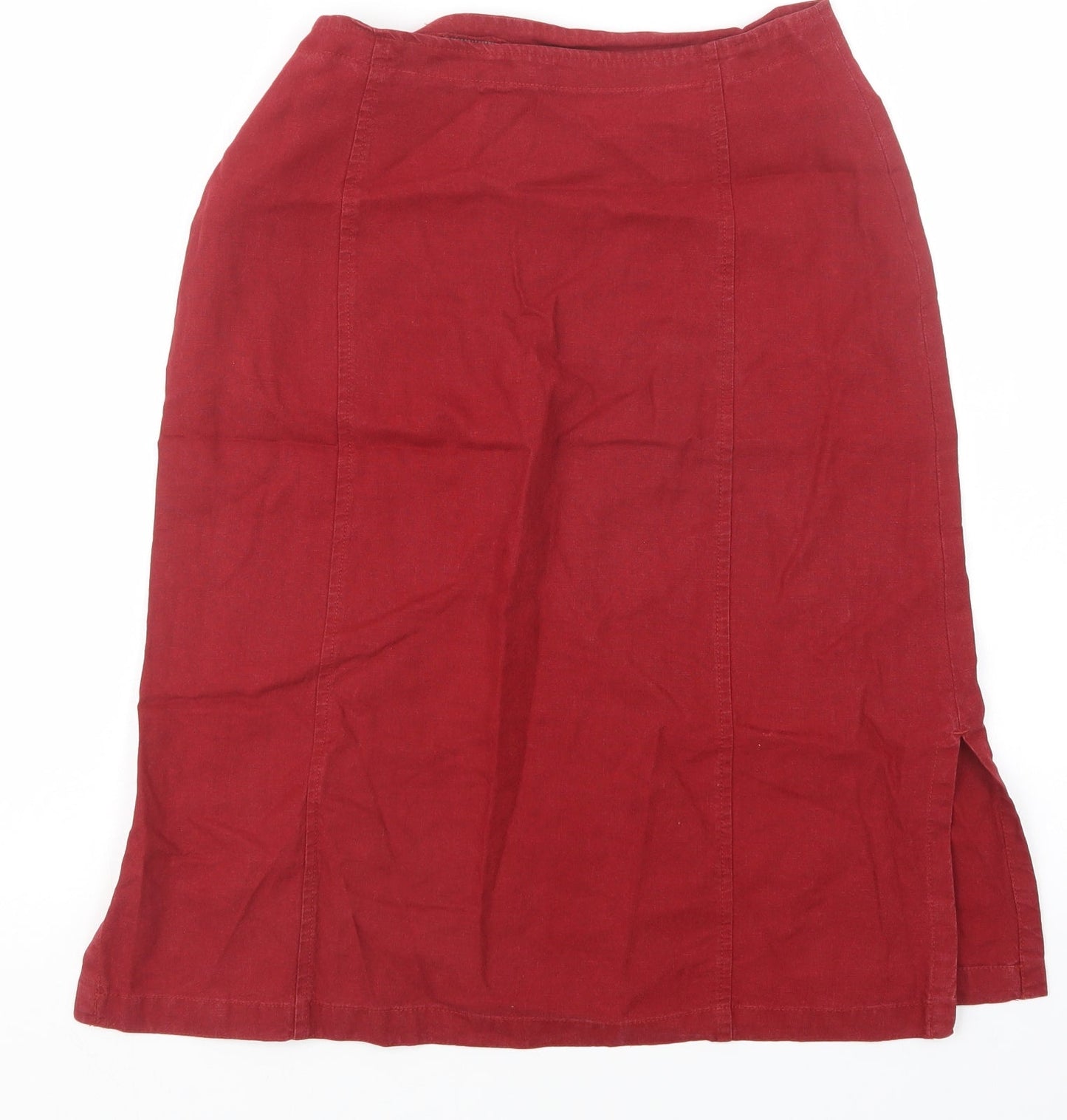 Gina B. Womens Red   Straight & Pencil Skirt Size 12
