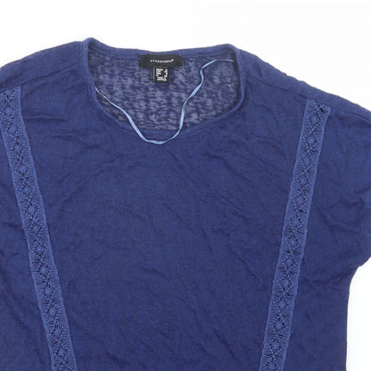 Womens UK Size 12 Atmosphere Blue Pullover Jumper
