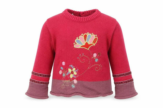 Influx Girls Pink  Knit Pullover Jumper Size 0-3 Months