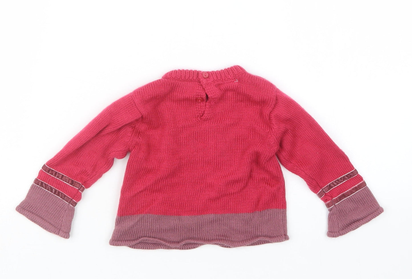 Influx Girls Pink  Knit Pullover Jumper Size 0-3 Months