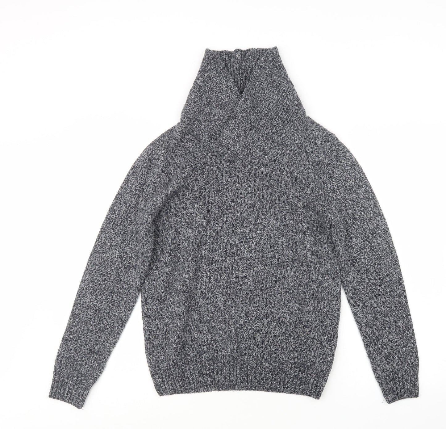 River Island Mens Blue  Knit Pullover Jumper Size XS