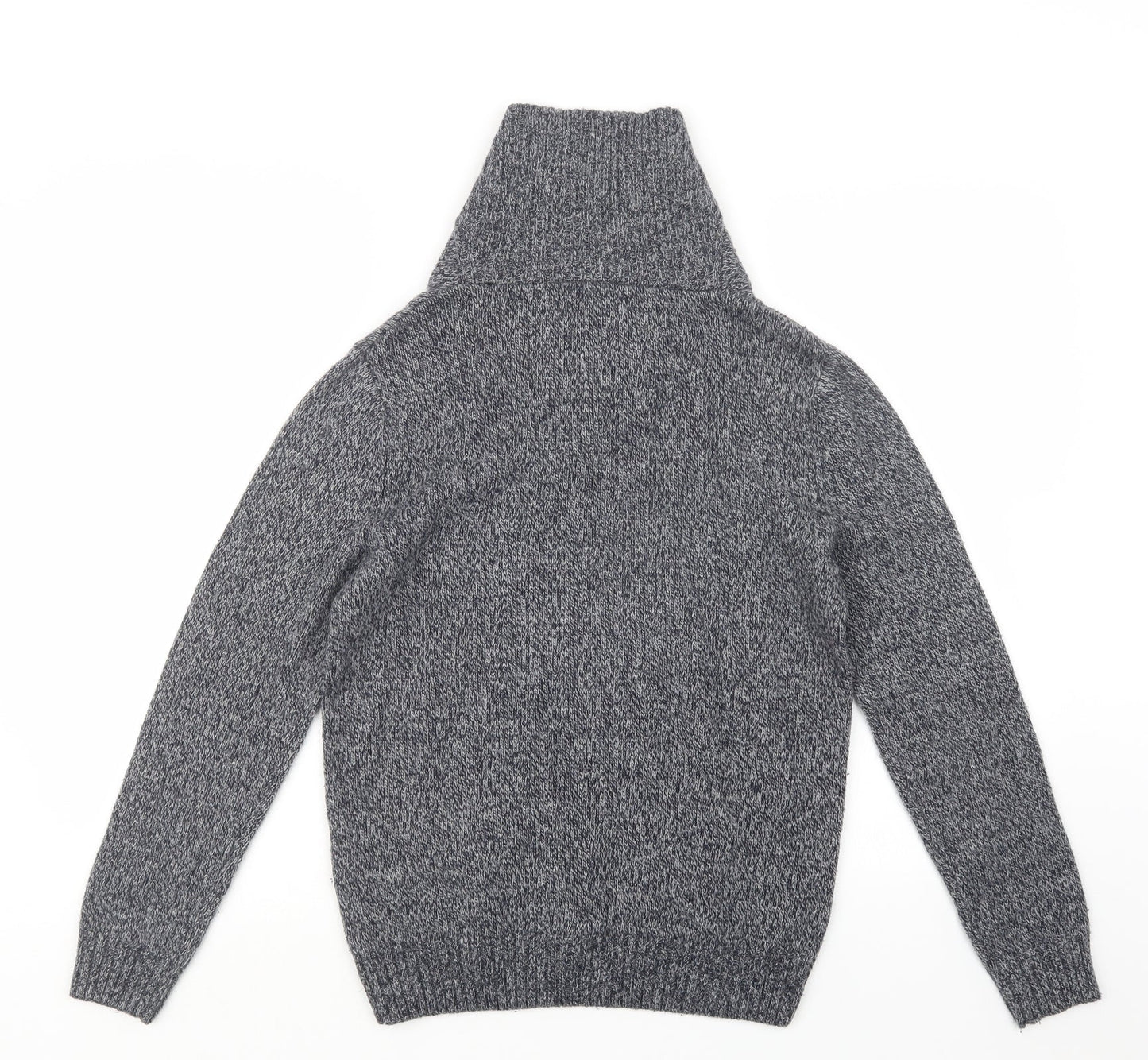 River Island Mens Blue  Knit Pullover Jumper Size XS