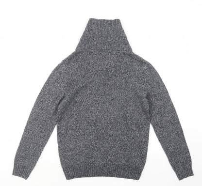 River Island Mens Blue  Knit Pullover Jumper Size XS