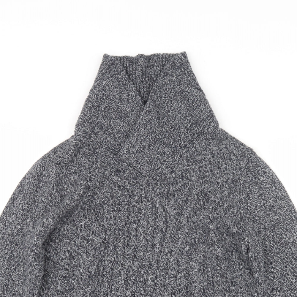 River Island Mens Blue  Knit Pullover Jumper Size XS