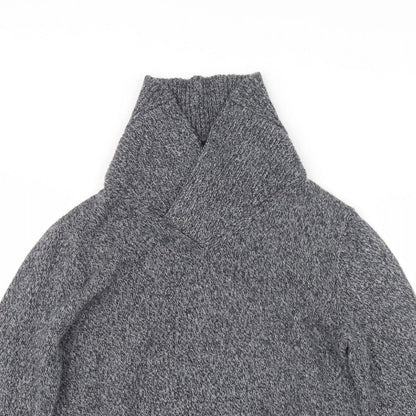 River Island Mens Blue  Knit Pullover Jumper Size XS