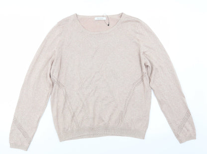 Womens UK Size 16 Marks and Spencer Pink Pullover Jumper