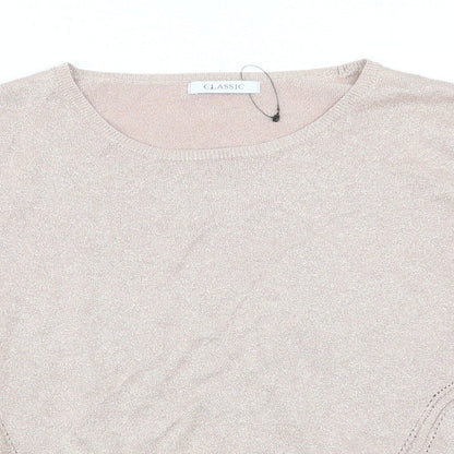 Womens UK Size 16 Marks and Spencer Pink Pullover Jumper
