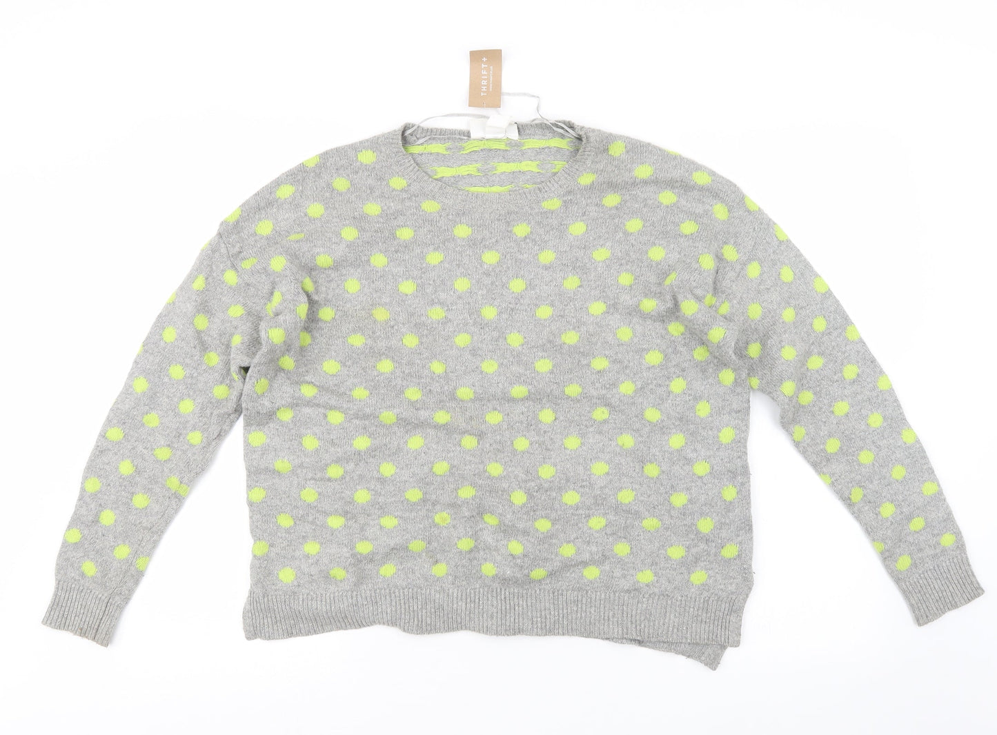 Womens UK Size S Monki Grey Pullover Jumper