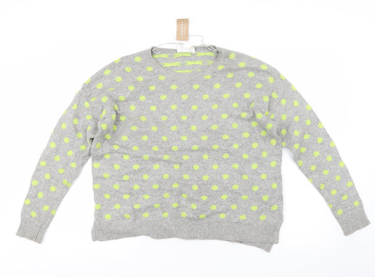 Womens UK Size S Monki Grey Pullover Jumper