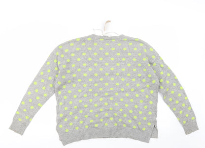 Womens UK Size S Monki Grey Pullover Jumper
