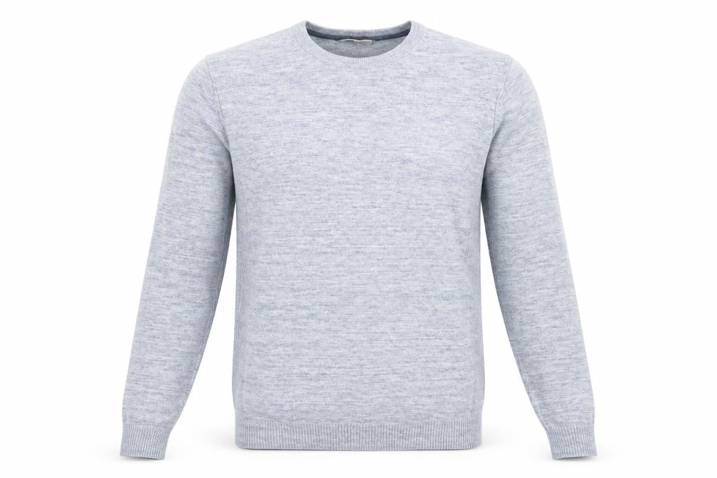 Mens UK Size M River Island Blue Pullover Jumper
