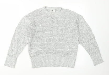 Womens UK Size S Topshop Grey Pullover Jumper
