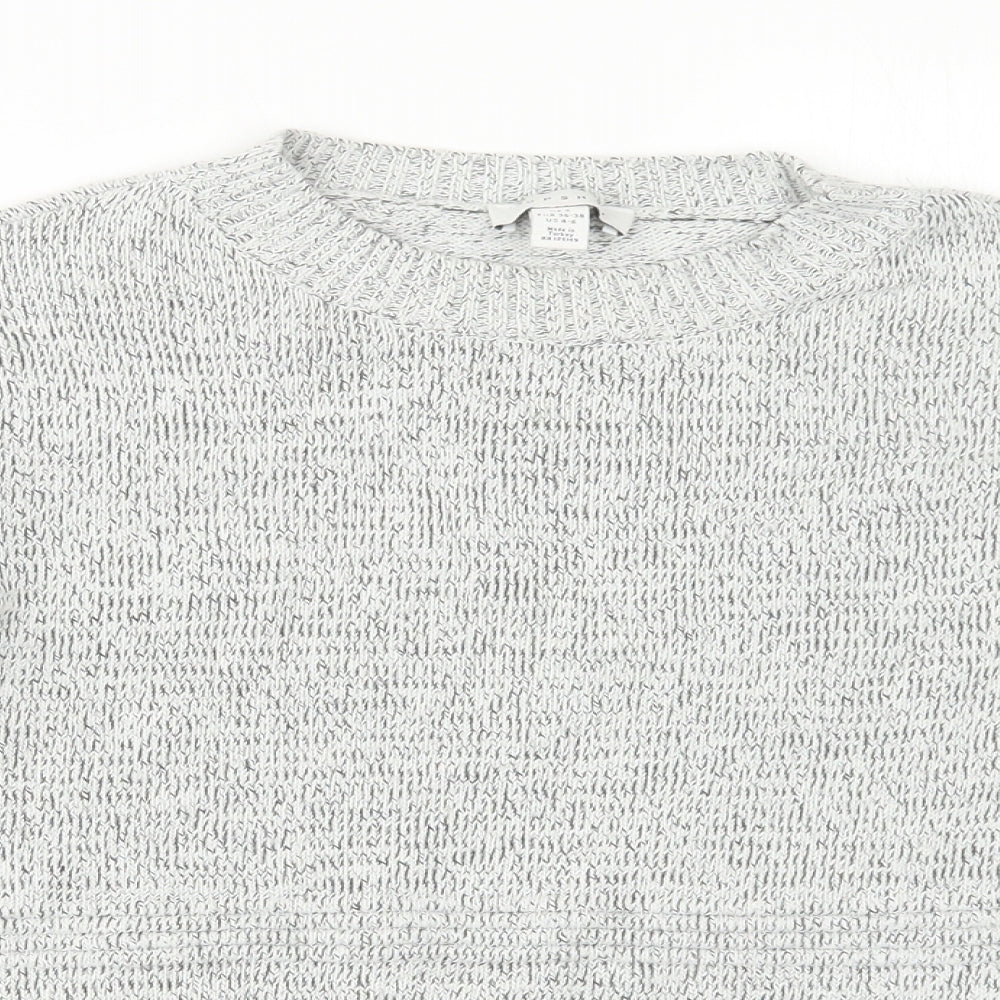 Womens UK Size S Topshop Grey Pullover Jumper