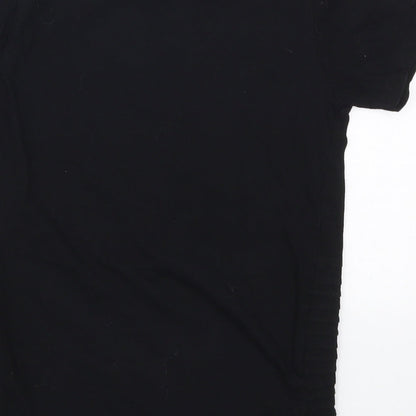 Brand and care label for Primark boys’ black basic t-shirt, size 7-8, years - brooklyn
