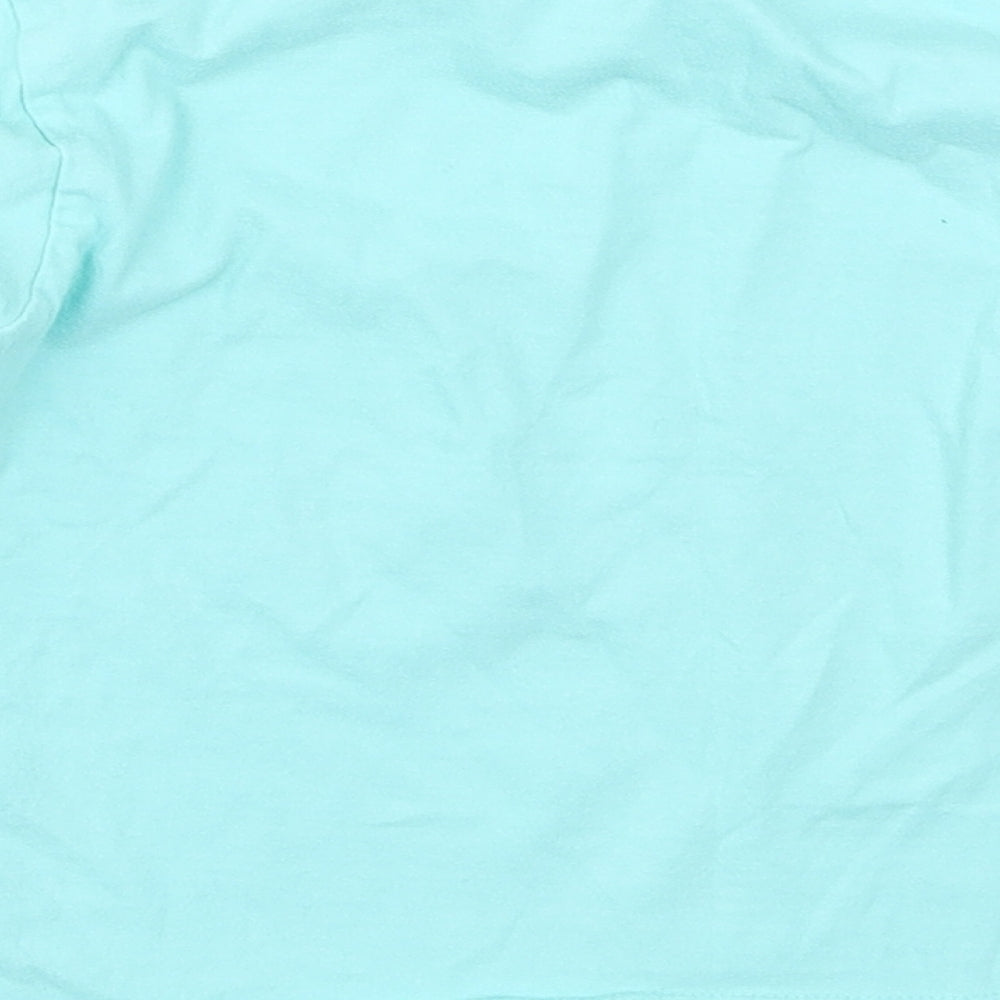 Preworn Girls Blue Solid  Top Pyjama Top Size 8-9 Years  - Always Dreaming Unicorns