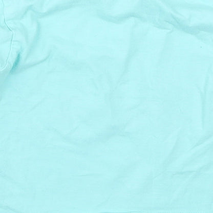 Preworn Girls Blue Solid  Top Pyjama Top Size 8-9 Years  - Always Dreaming Unicorns