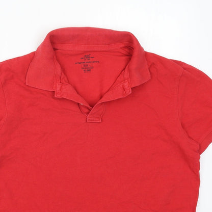 H&M Mens Red    Polo Size L