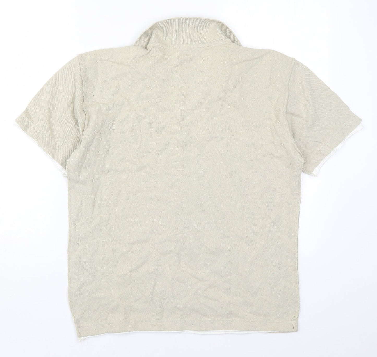 Cedar Wood State Mens Beige    Polo Size M