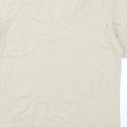 Cedar Wood State Mens Beige    Polo Size M