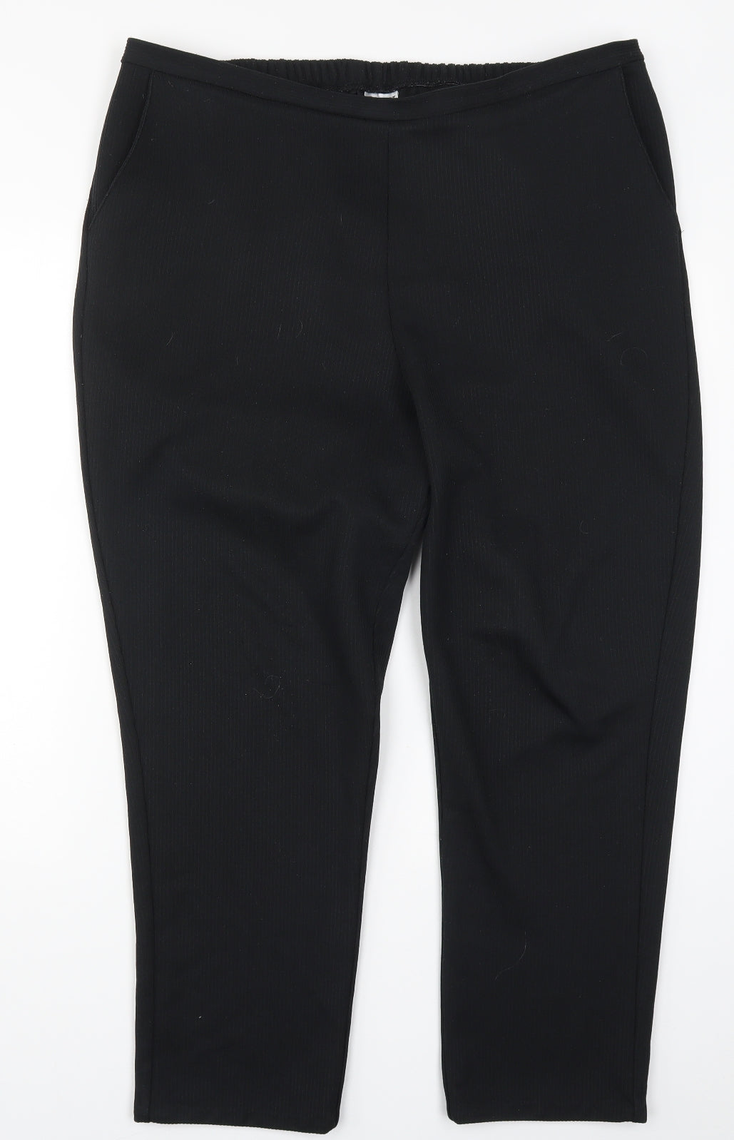 Womens UK Size 38 in Damart Regular Fit  Black Trousers