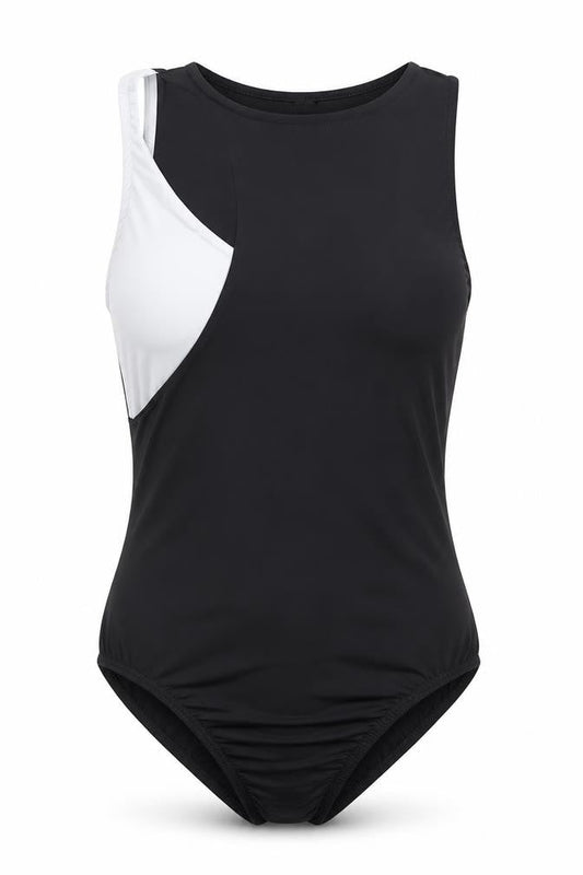 Womens UK Size 8 I SAW IT FIRST One-Piece Black Bodysuit