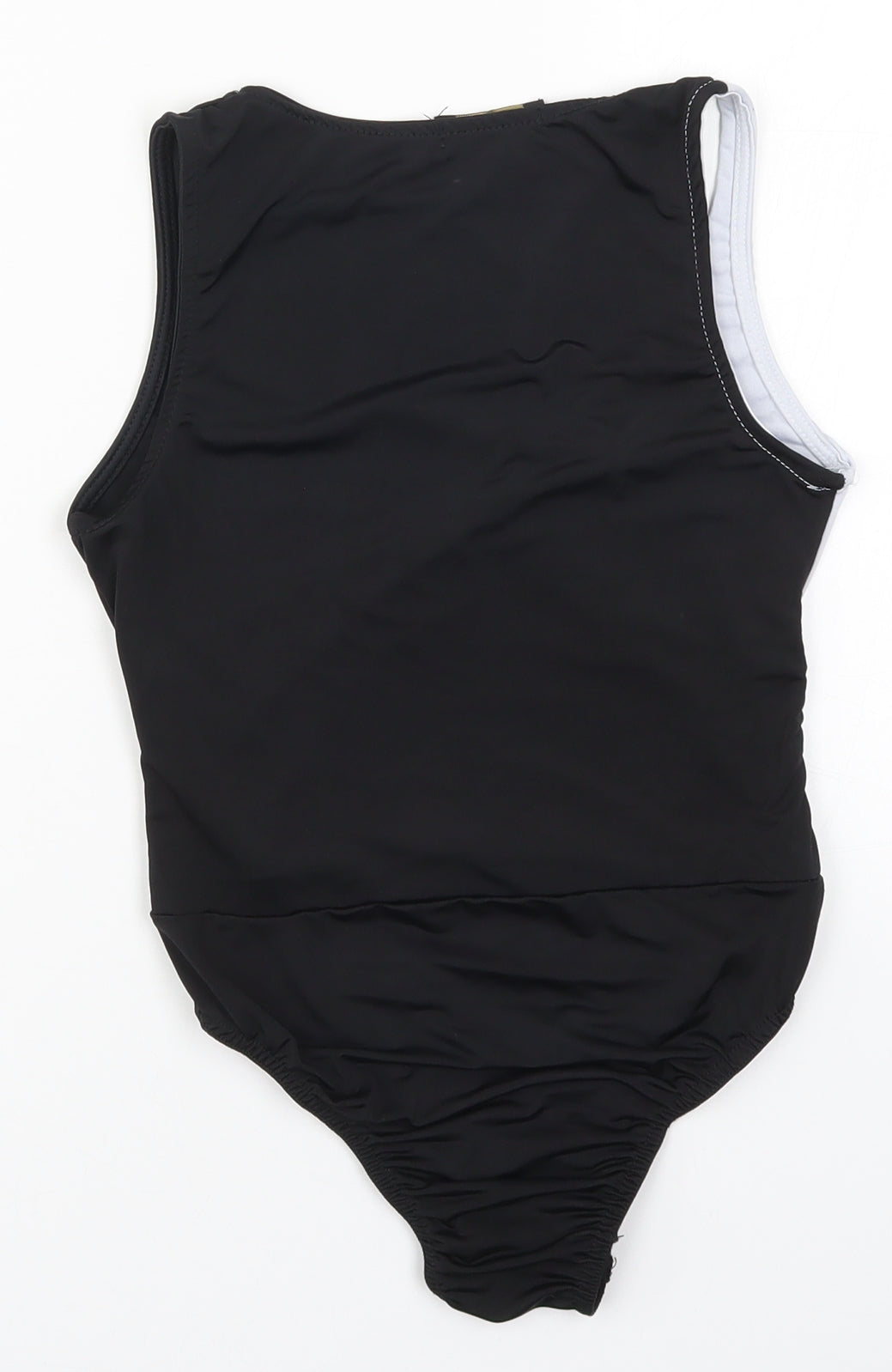 I SAW IT FIRST Womens Black   Bodysuit One-Piece Size 8  - Black and White