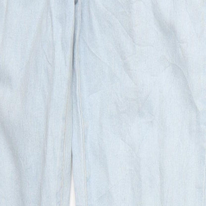 Womens UK Size 12 Preworn Regular Fit Skinny Blue Jeans
