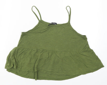 Select Womens Green   Basic Tank Size 10