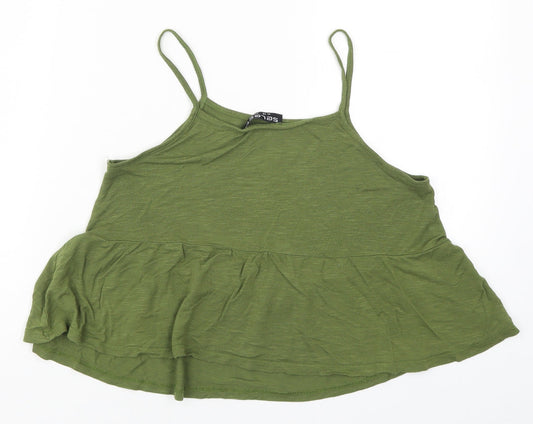 Select Womens Green   Basic Tank Size 10