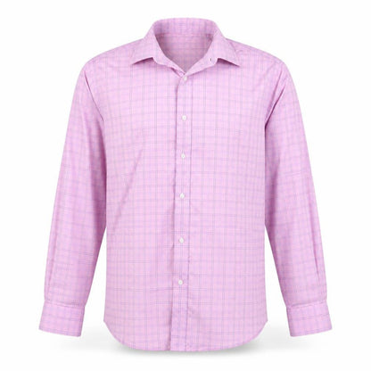 Mens UK Size 15.5 Zona Pink  Button-Up Long Sleeve Casual Shirt