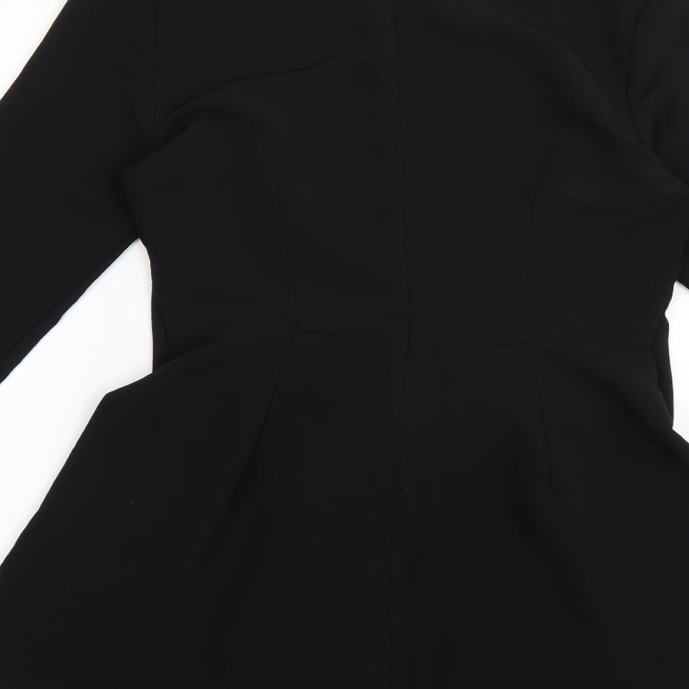 In the Style Womens Black   Playsuit One-Piece Size 8