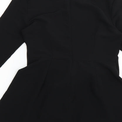 In the Style Womens Black   Playsuit One-Piece Size 8