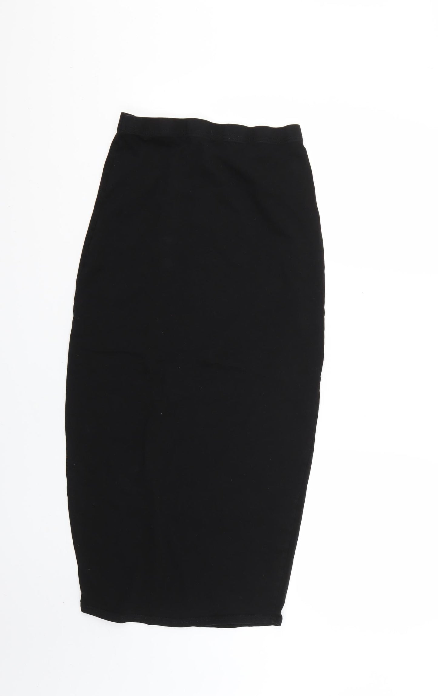 PRETTYLITTLETHING Womens Black   Straight & Pencil Skirt Size 10