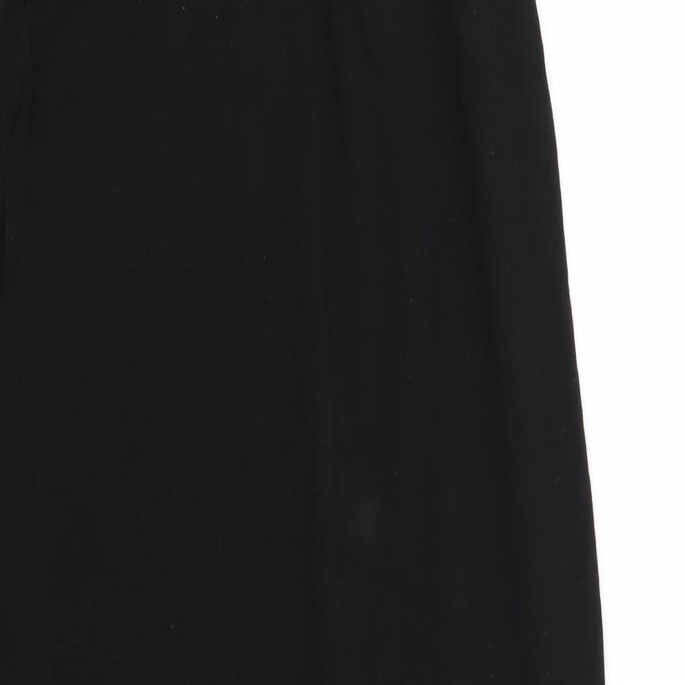 PRETTYLITTLETHING Womens Black   Straight & Pencil Skirt Size 10