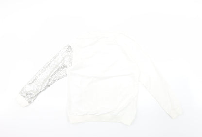 SheIn Womens Silver   Pullover Jumper Size M