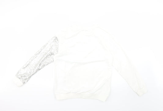 SheIn Womens Silver   Pullover Jumper Size M