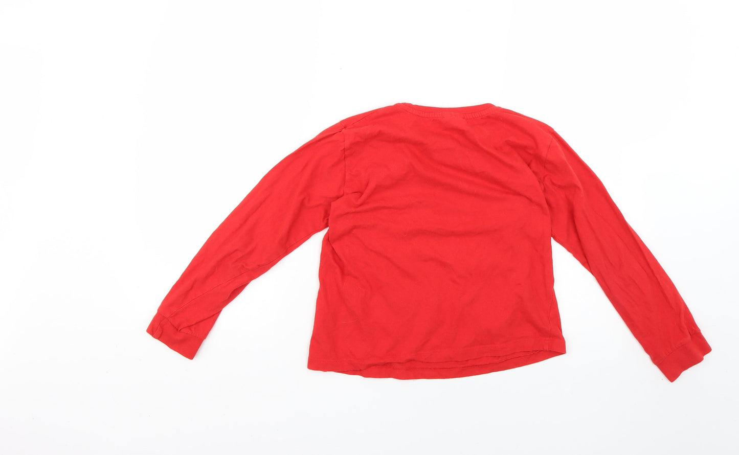 kids Boys Red Geometric   Pyjama Top Size 9-10 Years