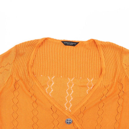 Dorothy Perkins Womens Orange   Pullover Jumper Size 16