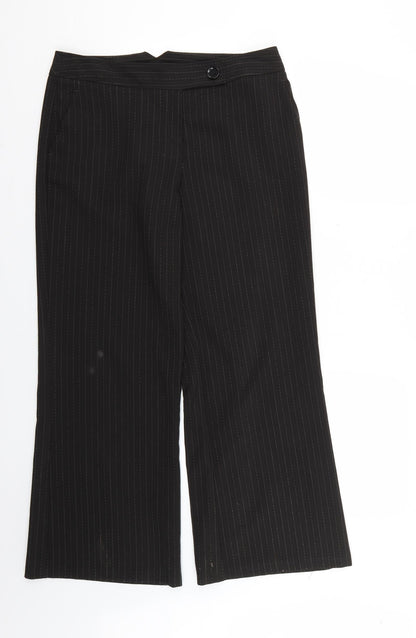 Womens UK Size 12 evie Regular Fit  Black Trousers