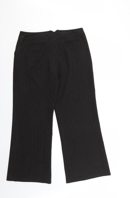 Womens UK Size 12 evie Regular Fit  Black Trousers