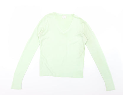 Womens UK Size 10 NEXT Green Pullover Jumper