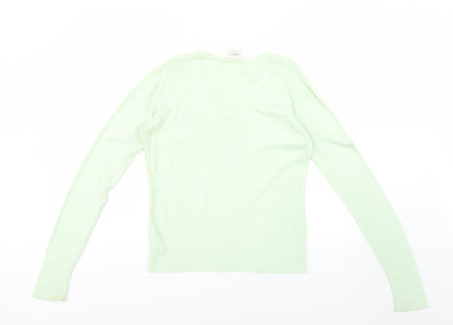 Womens UK Size 10 NEXT Green Pullover Jumper