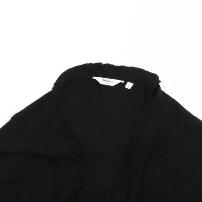 Womens UK Size L M&Co Black Cardigan Jumper