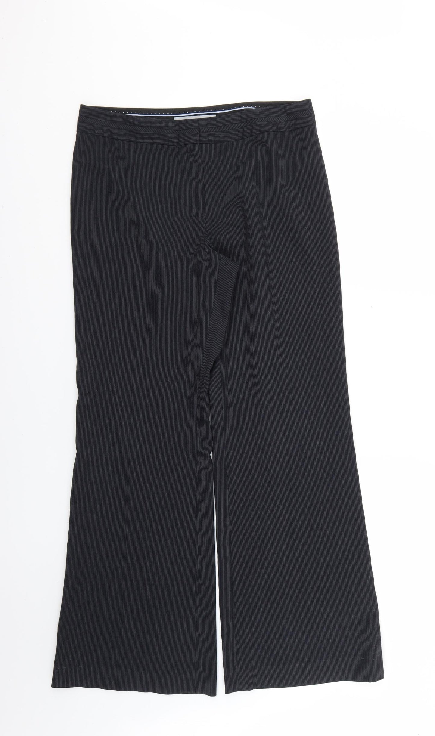 Womens UK Size 12 NEXT Regular Fit  Black Trousers