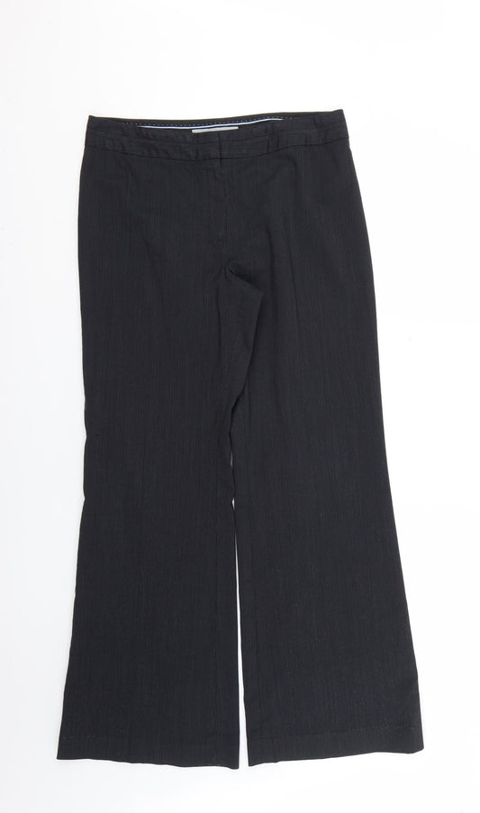 Womens UK Size 12 NEXT Regular Fit  Black Trousers