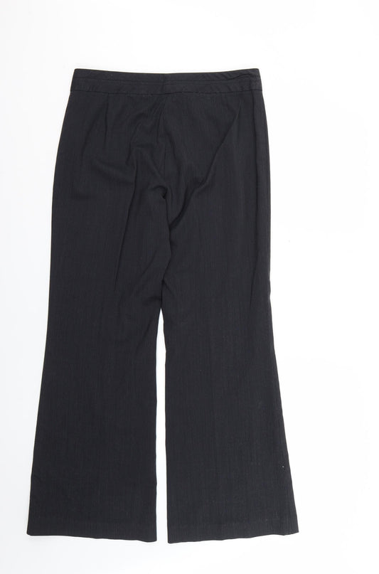 Womens UK Size 12 NEXT Regular Fit  Black Trousers
